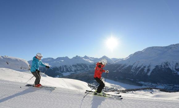 St. Moritz - First ski experience
